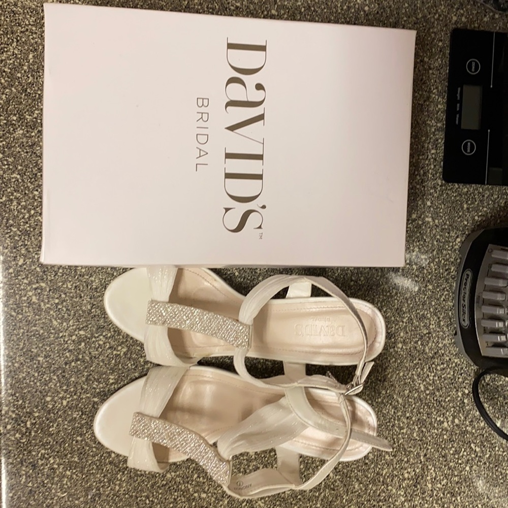 Gently worn wedding shoes